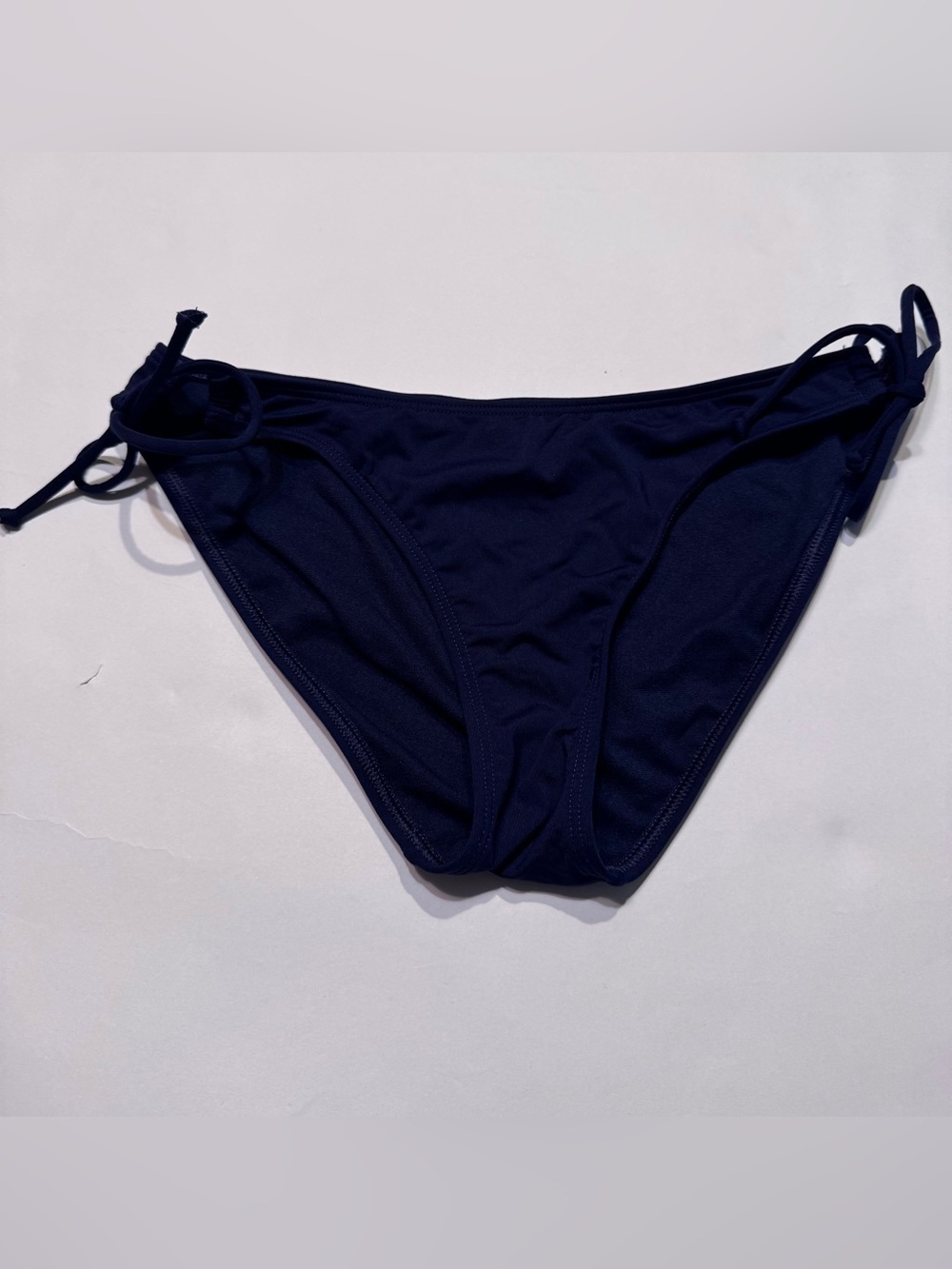 Athleta Navy Blue String Bikini Bottoms Swinsuit XS Bottoms